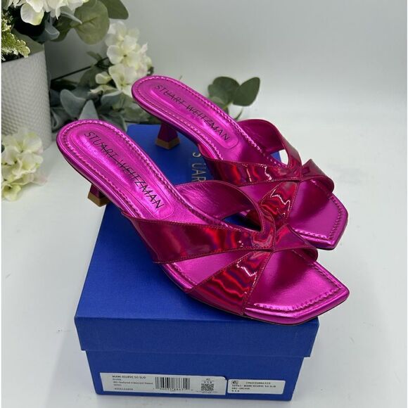 Women’s Stuart Weitzman sandals, size 9.5. Made in Spain. - Picture 1 of 10